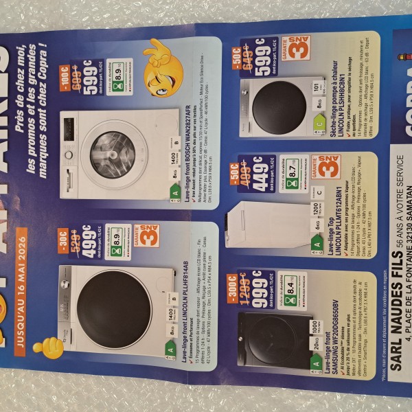 TOP'AFFAIRES PRINTEMPS 2026