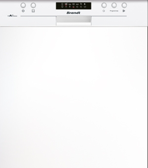 BRANDT VH1505W - Lave-vaisselle intégrable bandeau