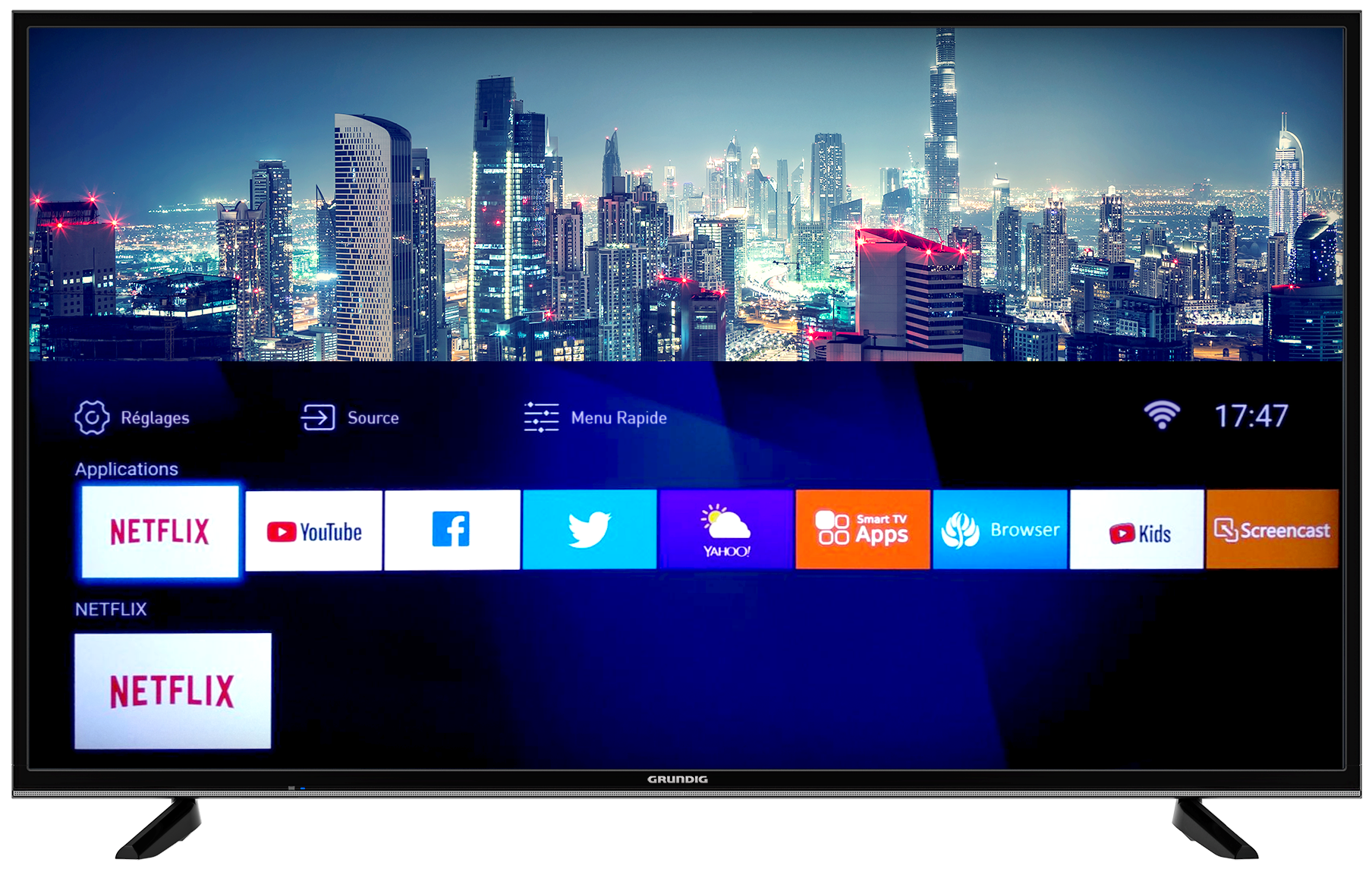 GRUNDIG 55GDU7500B - Téléviseur LED