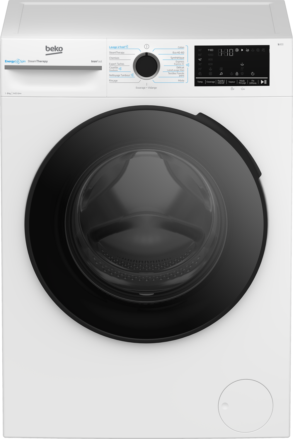 BEKO BM3WFT49451C - Lave-linge hublot grande capacité