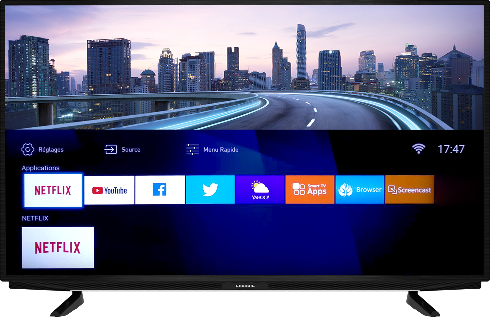 GRUNDIG 50GEU7900B - Téléviseur LED