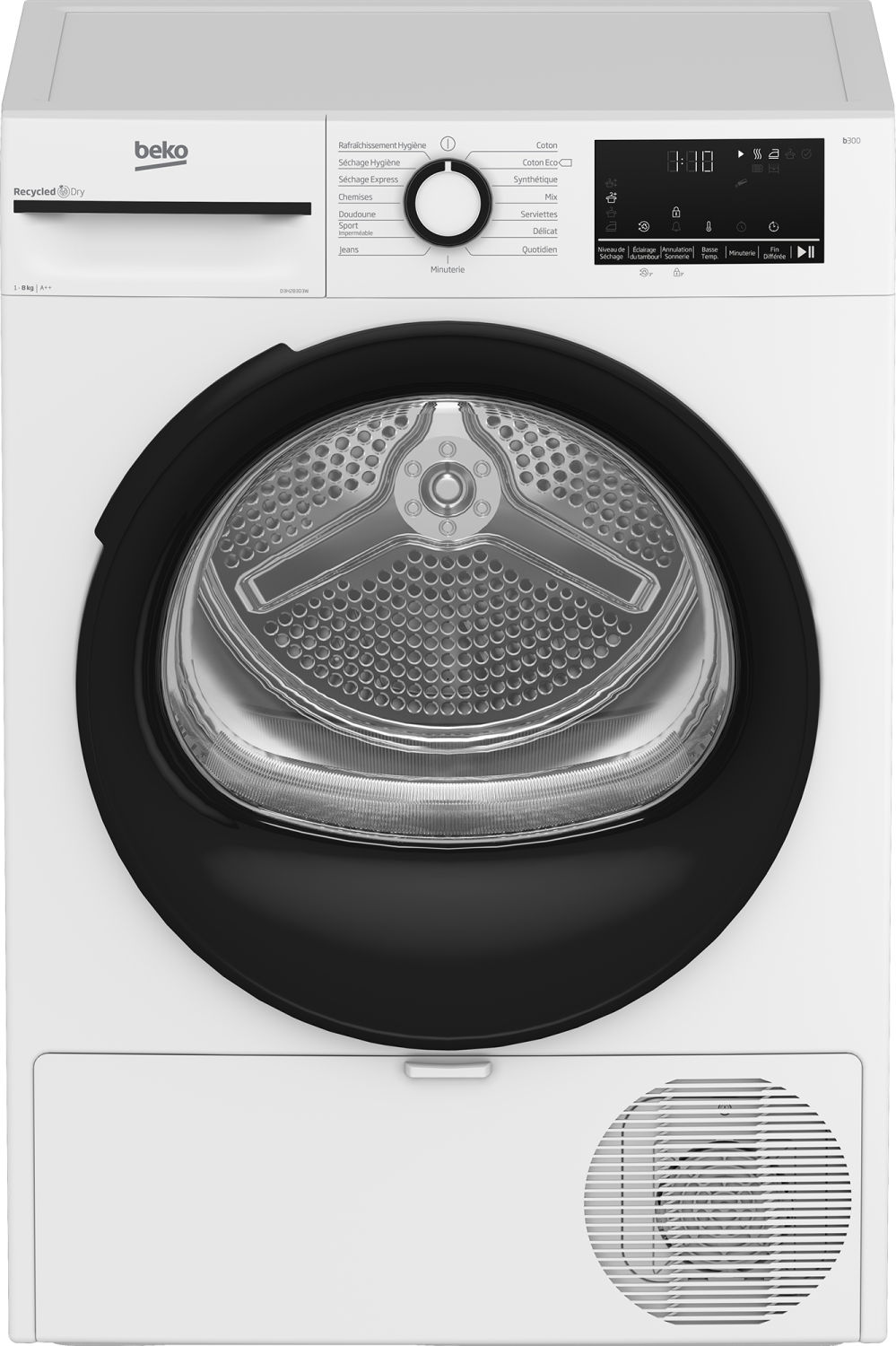 BEKO D3H28303W - Sèche-linge pompe à chaleur