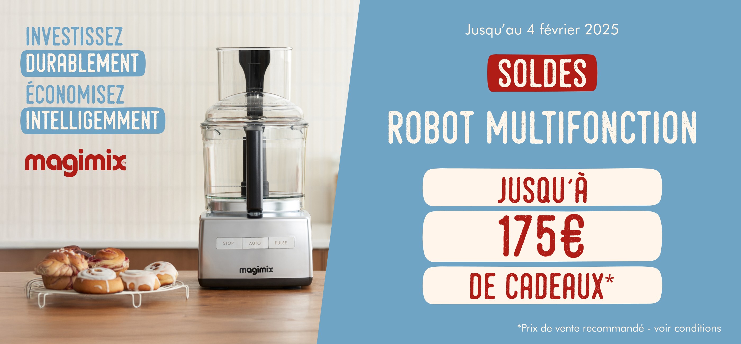 MAGIMIX - JUSQU'A 175€ DE CADEAUX OFFERTS - ROBOT