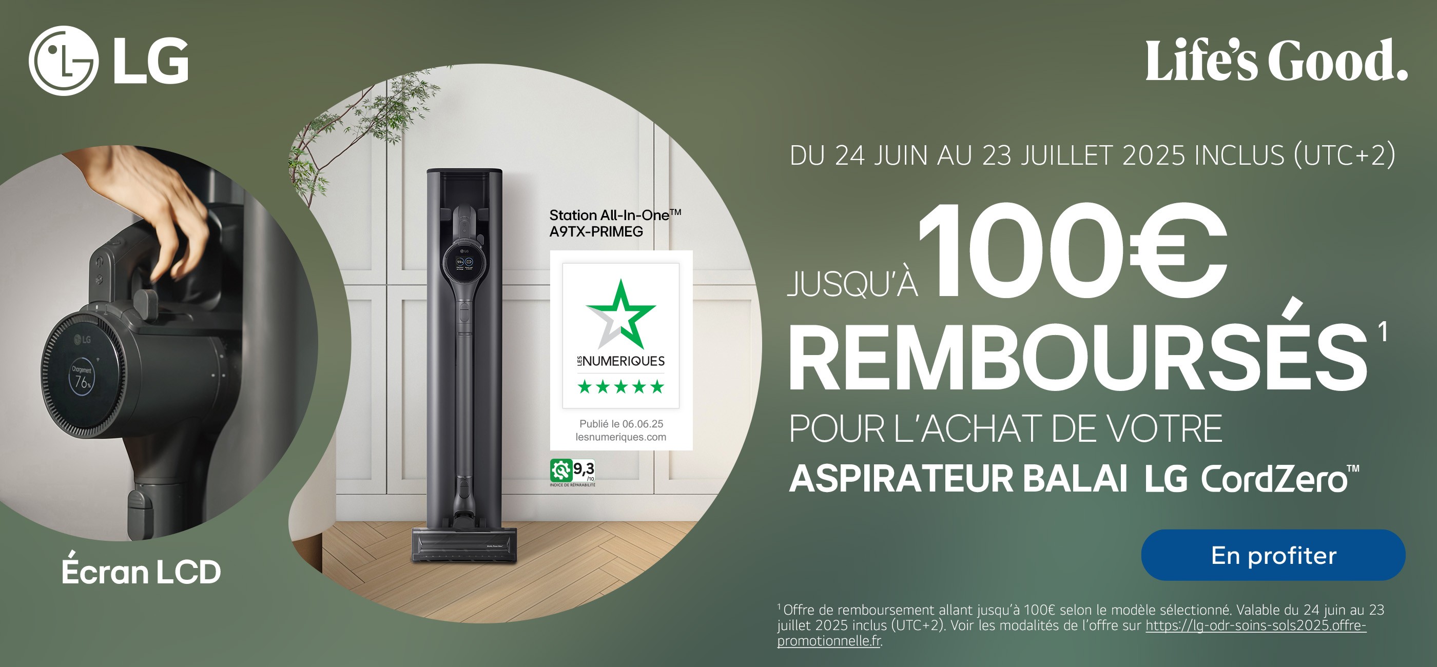 LG - JUSQU'A 100€ REMBOURSES - SOIN DU SOL