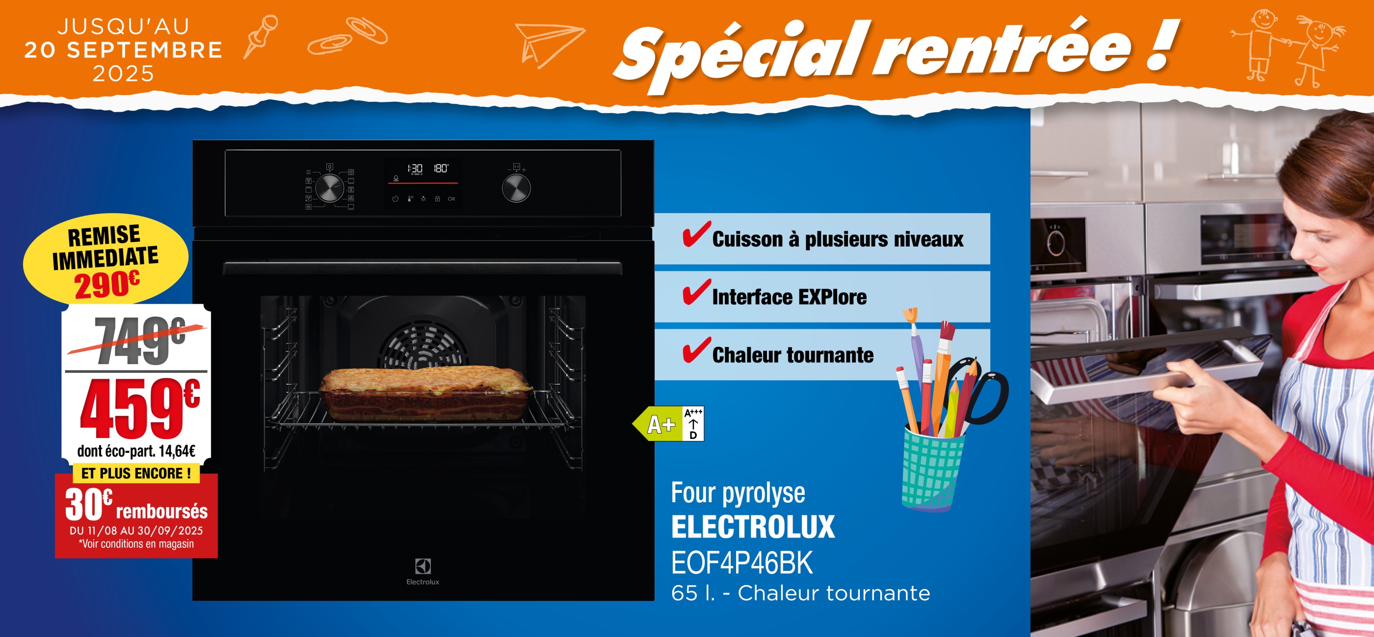 SLIDER RENTREE - ELX EOF4P46BK