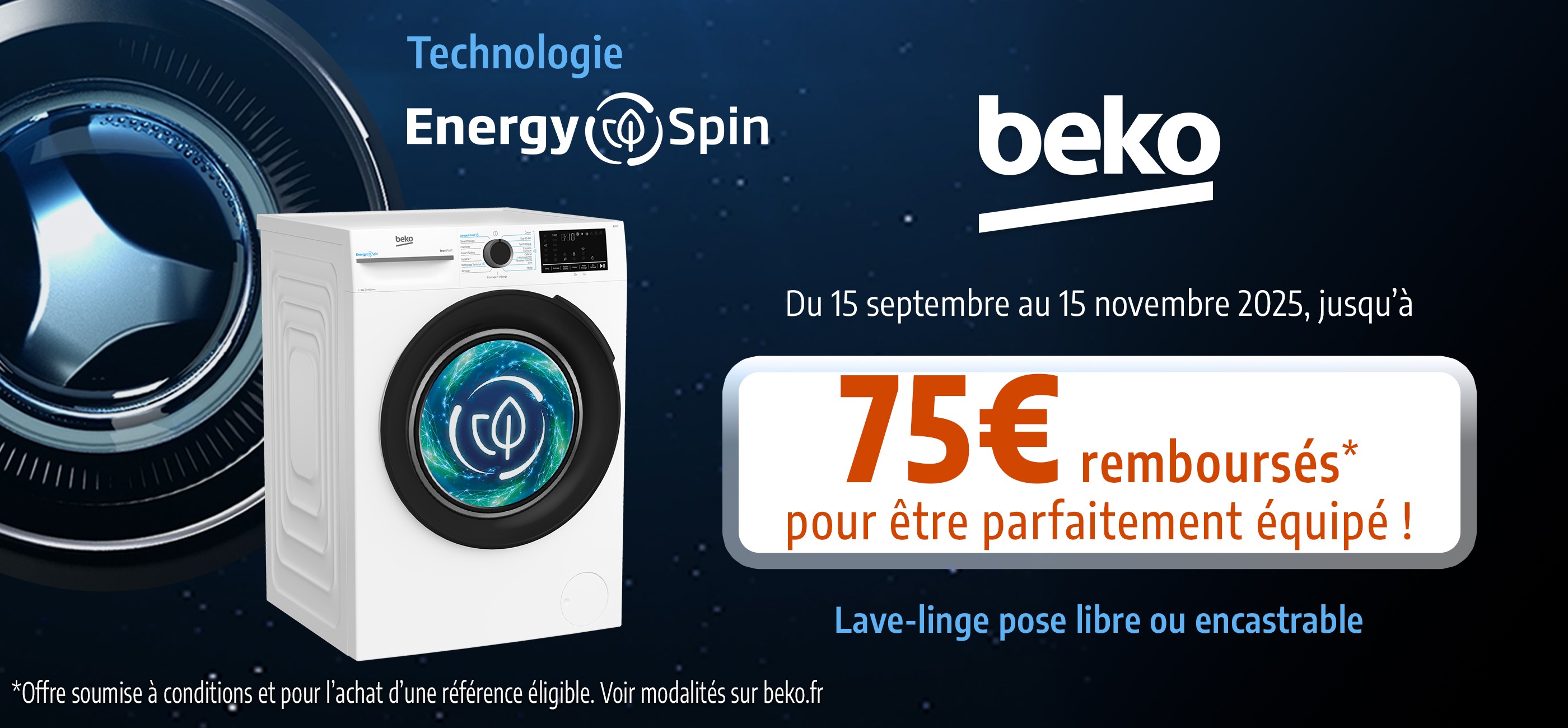 BEKO - 100€ RENTREE
