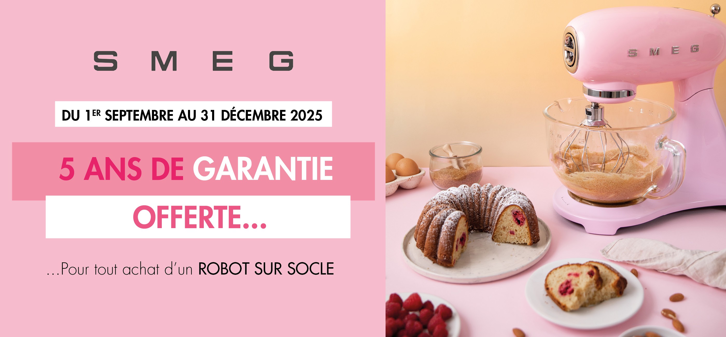 SMEG - ROBOT SUR SOCLE - 5 ANS GARANTIE OFFERTE