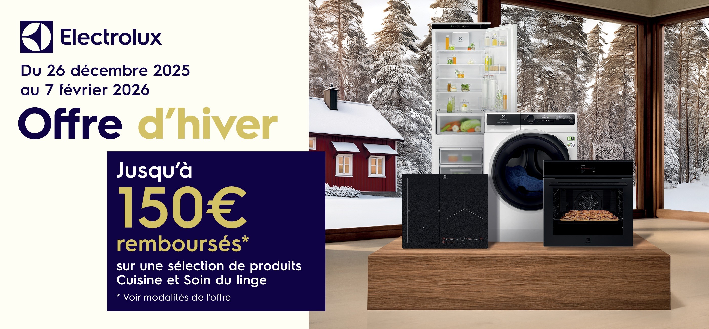 ELECTROLUX - OFFRE D'HIVER 2025 - CUISINE ET SOIN DU LINGE